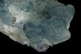 Green, Blue and Purple Fluorite Crystal Cluster - China #138081-1